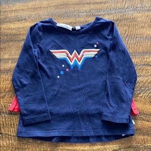 Gap wonder women 4t long sleeve shirt with cape